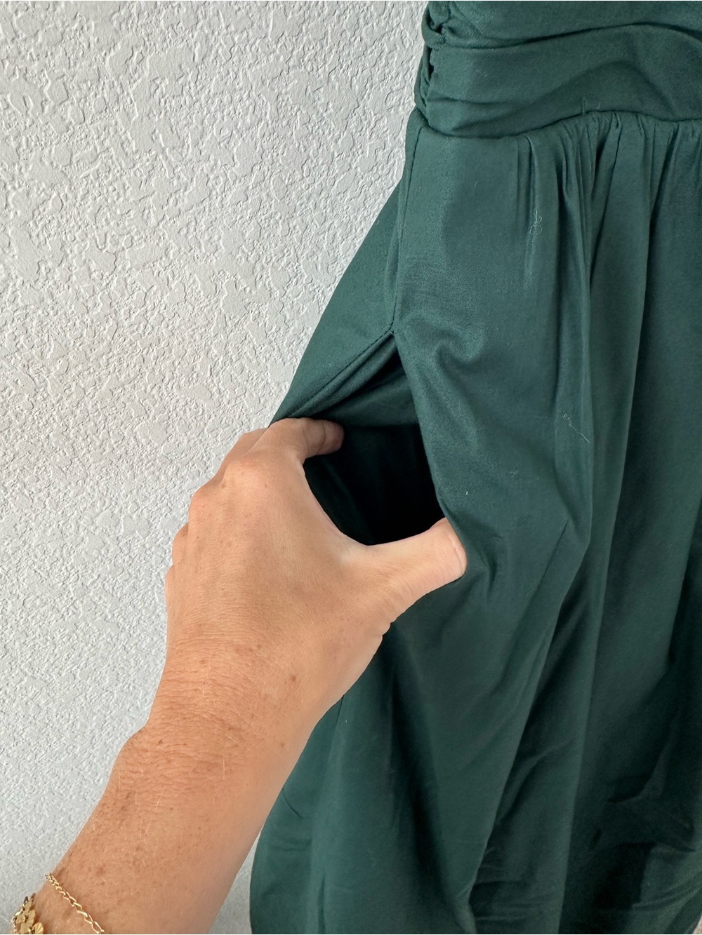 Reformation Kastoria Maxi Dress in Forest Green SZ US 4 - Picture 5 of 10